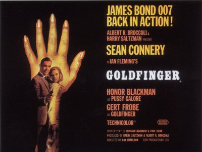 Goldfinger Alternative UK Quad Poster