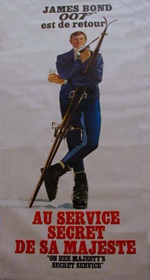On Her Majesty's Secret Service French Poster