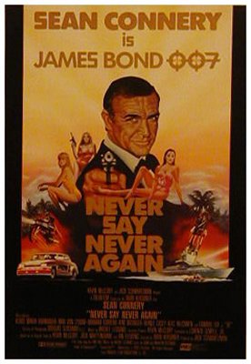 Never Say Never Again US One sheet poster