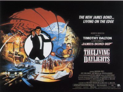 The Living Daylights UK Quad Poster
