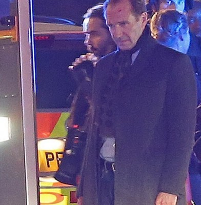 Spectre London filming Fiennes 23 May