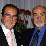 Connery with Roger Moore